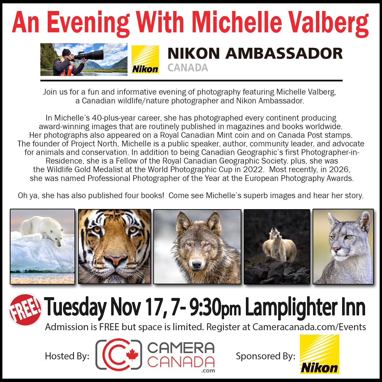 An Evening with Michelle Valberg